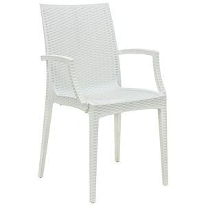 LeisureMod Mace Outdoor Polypropylene Dining Arm Chair