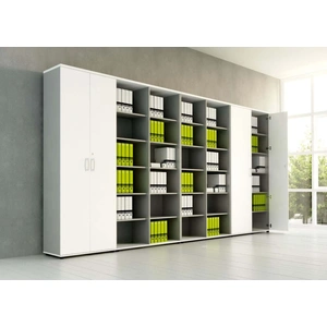 MDD Office Furniture Standard Office Storage System w/2 Cabinets & 2 Bookcases