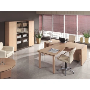 MDD Office Furniture Status T-Shape Executive Desk w/Extension, Composition 2