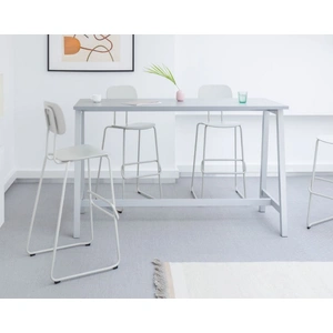 MDD Office Furniture MDD Rectangular Office High Table w/Metal Legs