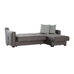 Bellona USA Tahoe Fabric Storage Sleeper Reversible L-Shaped Sectional Sofa