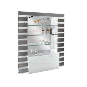 Sharelle Furnishings Mera Lacquer Bar Corner
