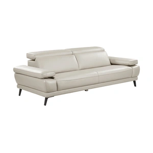 Beverly Hills Furniture Mercer Leather/PVC Sofa w/Motion Headrests