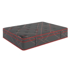 Casamode Merlot Silver Fabric Mattress, Silver