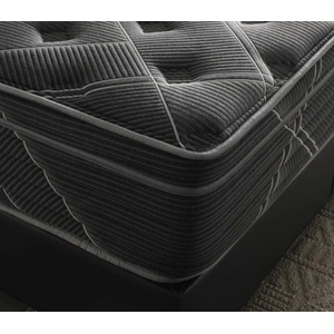 Casamode Merlot Silver Fabric Mattress, Silver