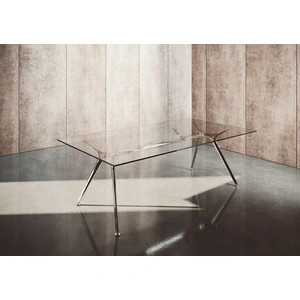 Actiu Arkitek Glass Rectangular Single Office Desk