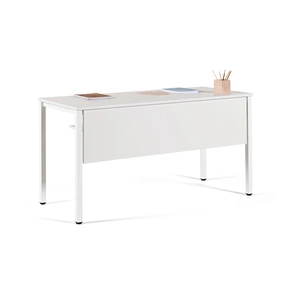Actiu Colectiva Home Office Rectangular Desk w/Modesty Panel & Shelf