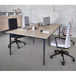 Actiu Longo Melamine Office 4 Desk Bench