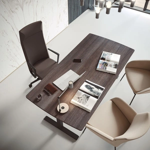 Actiu Mobility Step Melamine Sit-Stand Office Managerial Desk