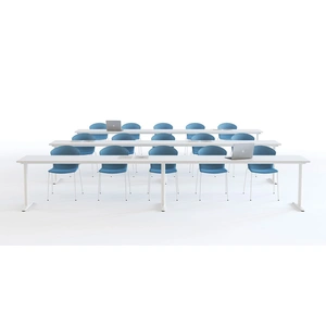 Actiu Talent Serie 100 Melamine Office Rectangular Training Desk