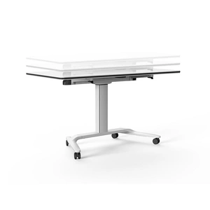 Actiu Talent Serie 500 Melamine Office Folding Sit-Stand Table w/Castors