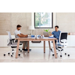 Actiu Vital Plus 300 Melamine Office 4-Desk Bench