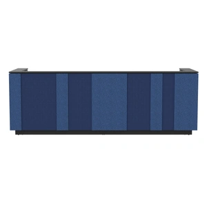NARBUTAS Domino 126-inch Reception Desk, Color Combination 1