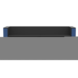 NARBUTAS Domino 126-inch Reception Desk, Color Combination 1