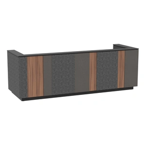NARBUTAS Domino 126-inch Reception Desk, Color Combination 4