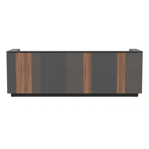 NARBUTAS Domino 126-inch Reception Desk, Color Combination 4