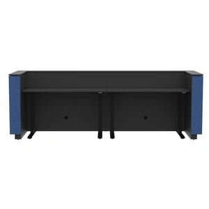 NARBUTAS Domino 126-inch Reception Desk, Color Combination 1