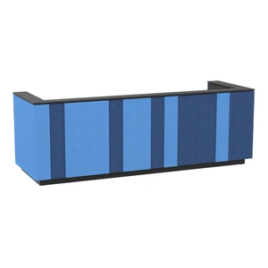 NARBUTAS Domino 126-inch Reception Desk, Color Combination 6