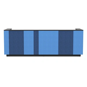 NARBUTAS Domino 126-inch Reception Desk, Color Combination 5