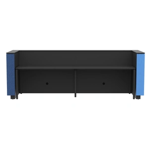 NARBUTAS Domino 126-inch Reception Desk, Color Combination 6