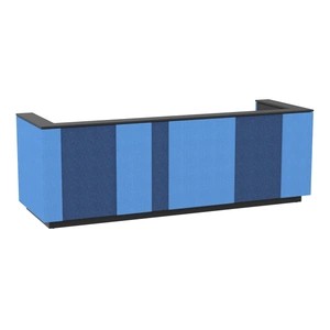 NARBUTAS Domino 126-inch Reception Desk, Color Combination 5
