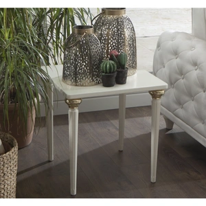 Bellona USA Mistral Side Table, Opak White