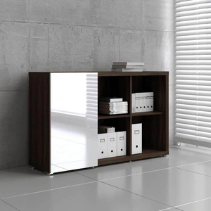MDD Office Furniture Mito Office Managerial Cabinet w/Shelves & Sliding Door
