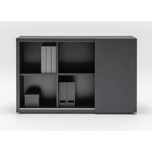 MDD Office Furniture Mito Office Managerial Cabinet w/Sliding Matt Finish Door