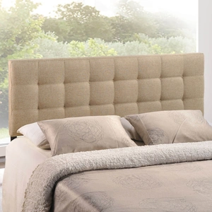 Modway Furniture Lily Fabric Queen Size Headboard, Beige