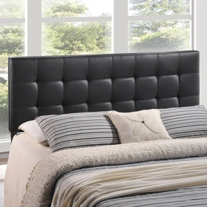 Modway Furniture Lily Vinyl Full Size Headboard, Black