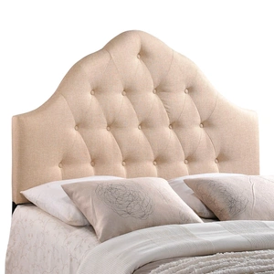 Modway Furniture Sovereign Fabric Queen Size Headboard, Beige