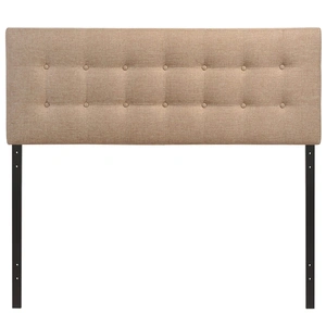 Modway Furniture Emily Queen Fabric Headboard, Beige