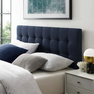 Modway Furniture Emily Full Fabric Headboard, Navy