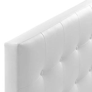 Modway Furniture Emily King Vinyl Headboard, White
