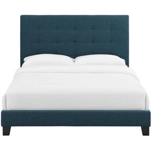 Modway Furniture Melanie Tufted Button Fabric Platform Bed