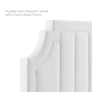 Modway Furniture Alyona Channel Tufted Performance Velvet Headboard