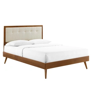 Modway Furniture Willow Wood Platform Bed With Splayed Legs