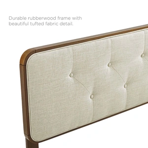 Modway Furniture Bridgette Wood Platform Bed With Angular Frame