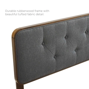 Modway Furniture Bridgette Wood Platform Bed With Angular Frame