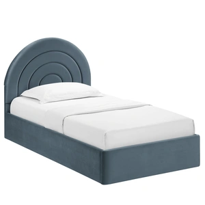 Modway Furniture Solana Arched Performance Velvet Platform Bed