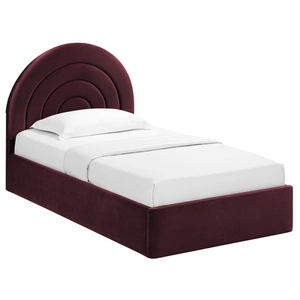 Modway Furniture Solana Arched Performance Velvet Platform Bed