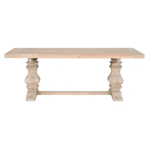 Essentials For Living Monastery Extendable Dining Table, Smoke Gray Pine