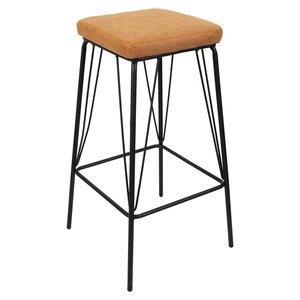 LeisureMod Millard PU Leather Bar Stool