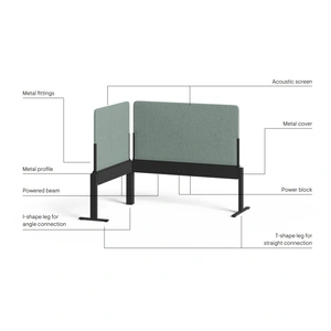 NARBUTAS Muro W58.8-inch Double Sided Powered Beam