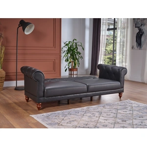 Bellona USA Muse PU Sleeper Living Room Set, Muse Grey