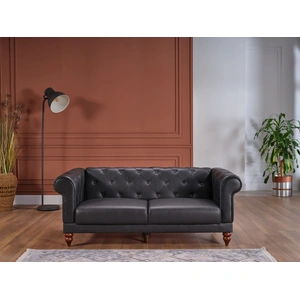 Bellona USA Muse PU Sleeper Loveseat, Muse Grey