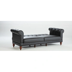 Bellona USA Muse PU Sleeper Sofabed, Muse Grey