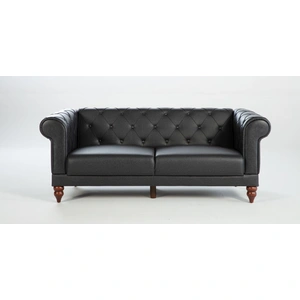 Bellona USA Muse PU Sleeper Loveseat, Muse Grey