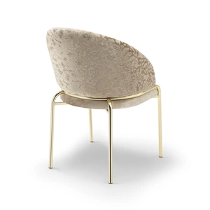 Galaxy Home Furnishings Onyx Velvet Dining Chair w/Gold Legs (Set of 2)