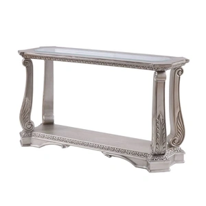 ACME Northville Sofa Table, Antique Champagne